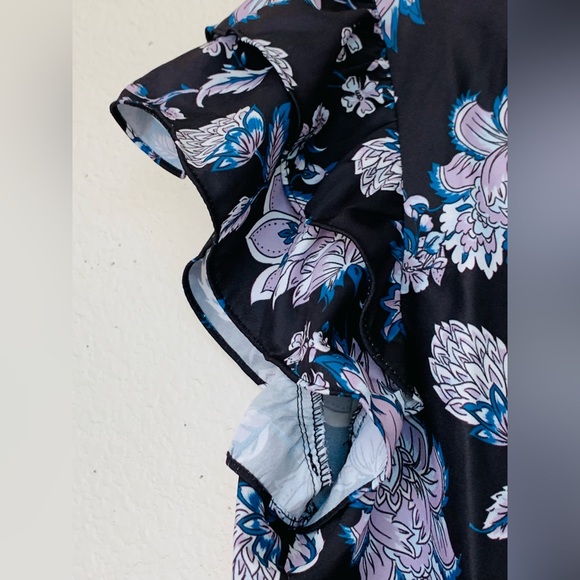 Women size M copper & Ella flared short sleeves summer top blouse - Picture 5 of 8